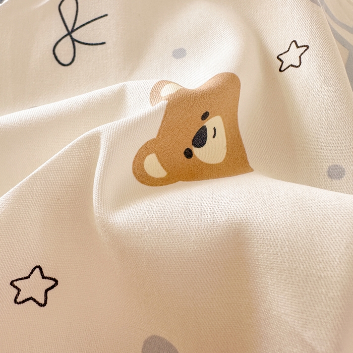 91家纺网 家纺一手货源 找家纺 拾物记 2026新款第二批A类新疆全棉12868单品被套系列（提供买家秀和A类质检报告） 小熊天文馆