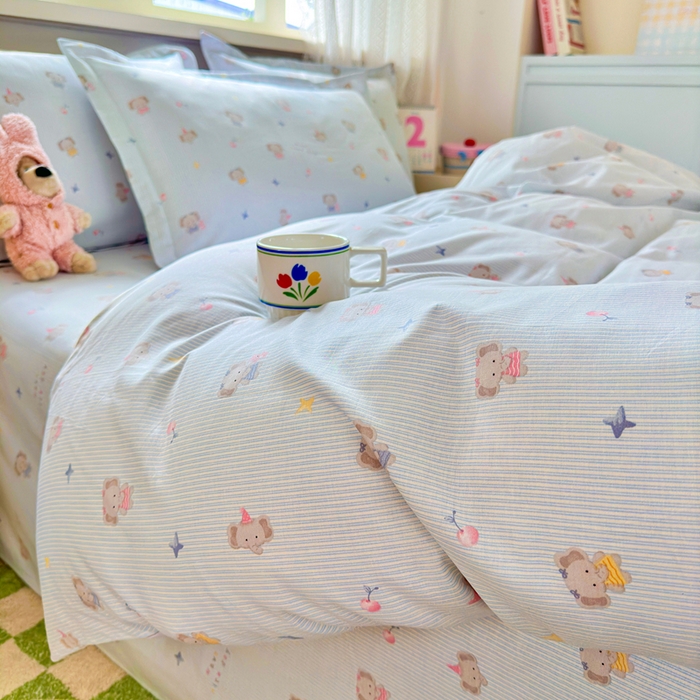 91家纺网 家纺一手货源 找家纺 拾物记 2026新款第二批A类新疆全棉12868单品被套系列（提供买家秀和A类质检报告） 星小象