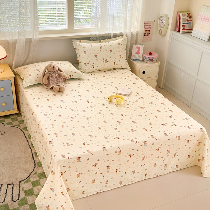 91家纺网 家纺一手货源 找家纺 拾物记 2026新款第二批A类新疆全棉12868单品床单系列（提供买家秀和A类质检报告） 小町的家