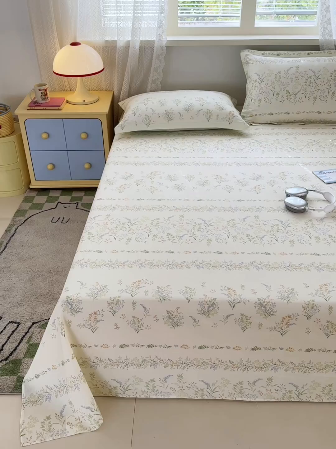 91家纺网 家纺一手货源 找家纺 拾物记 2026新款第二批A类新疆全棉12868单品床单系列（提供买家秀和A类质检报告） 丛草集