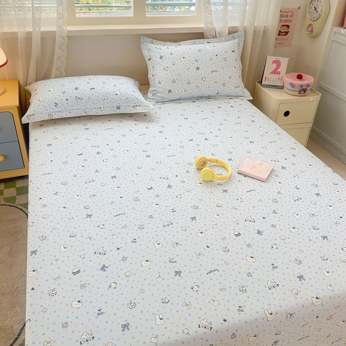 91家纺网 家纺一手货源 找家纺 拾物记 2026新款第二批A类新疆全棉12868单品床单系列（提供买家秀和A类质检报告） 路灯影院