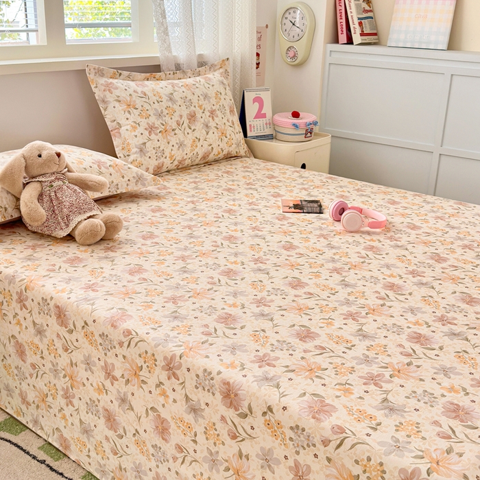 91家纺网 家纺一手货源 找家纺 拾物记 2026新款第二批A类新疆全棉12868单品床单系列（提供买家秀和A类质检报告） 苏糖-咖