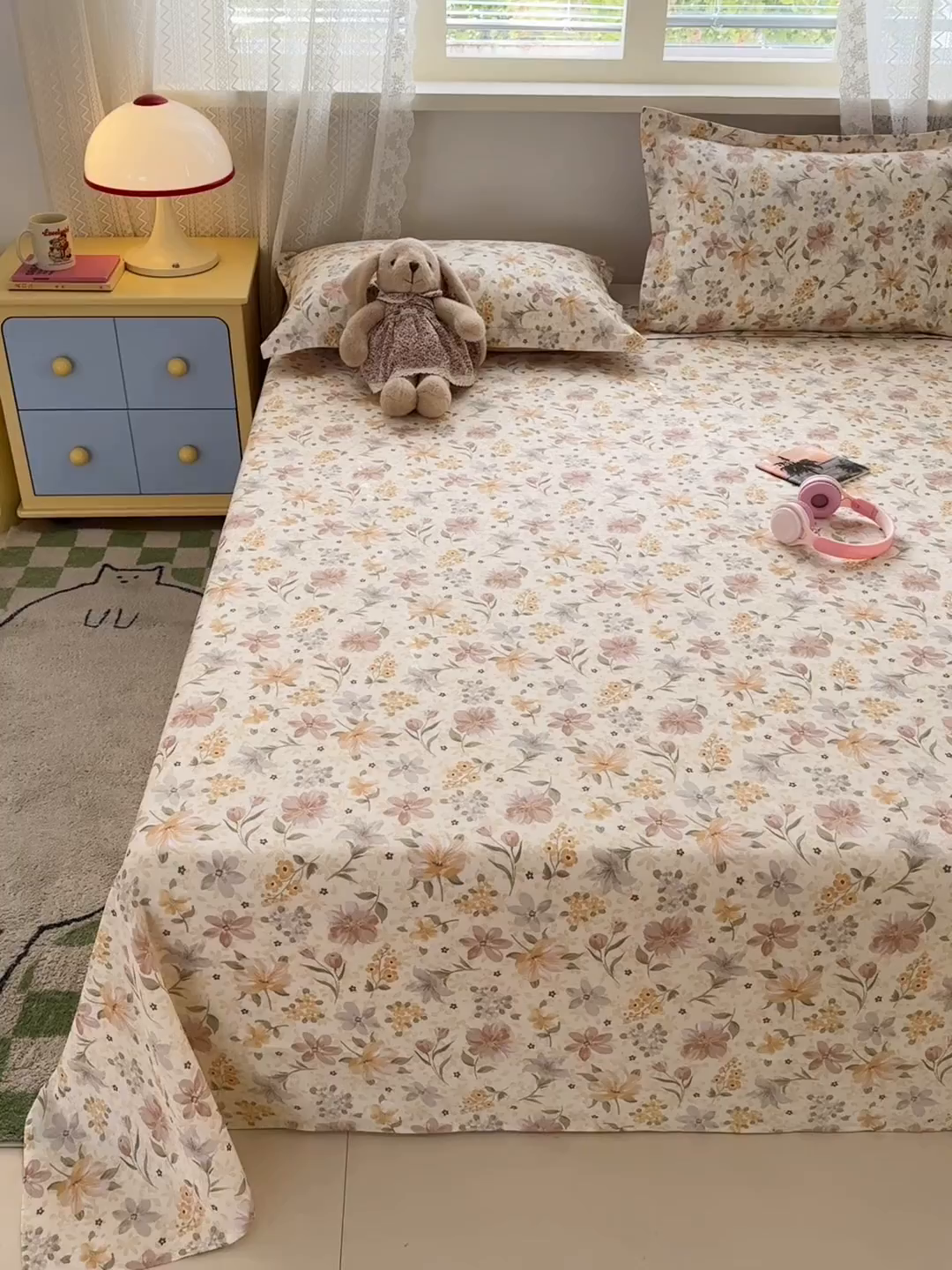 91家纺网 家纺一手货源 找家纺 拾物记 2026新款第二批A类新疆全棉12868单品床单系列（提供买家秀和A类质检报告） 苏糖-咖