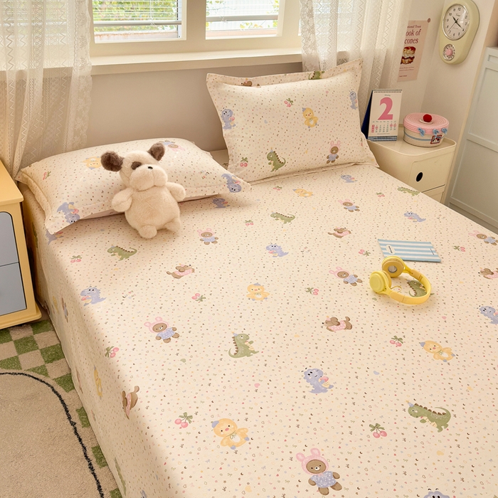 91家纺网 家纺一手货源 找家纺 拾物记 2026新款第二批A类新疆全棉12868单品床单系列（提供买家秀和A类质检报告） 小童世界