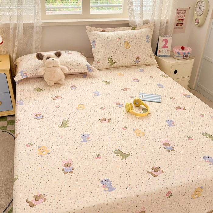 91家纺网 家纺一手货源 找家纺 拾物记 2026新款第二批A类新疆全棉12868单品床单系列（提供买家秀和A类质检报告） 小童世界