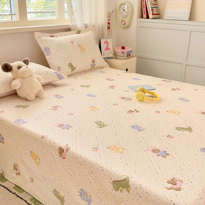 91家纺网 家纺一手货源 找家纺 拾物记 2026新款第二批A类新疆全棉12868单品床单系列（提供买家秀和A类质检报告） 小童世界