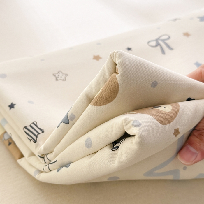 91家纺网 家纺一手货源 找家纺 拾物记 2026新款第二批A类新疆全棉12868单品床单系列（提供买家秀和A类质检报告） 小熊天文馆