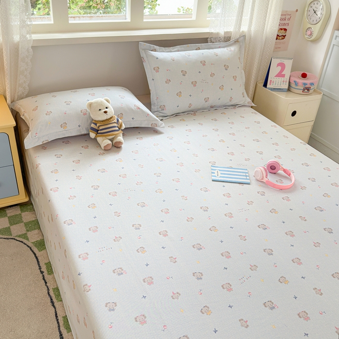 91家纺网 家纺一手货源 找家纺 拾物记 2026新款第二批A类新疆全棉12868单品床单系列（提供买家秀和A类质检报告） 星小象