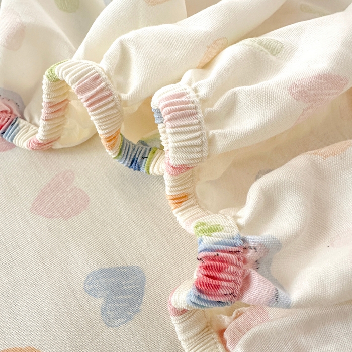 91家纺网 家纺一手货源 找家纺 拾物记 2026新款第二批A类新疆全棉12868单品床笠系列（提供买家秀和A类质检报告） 爱心动物园