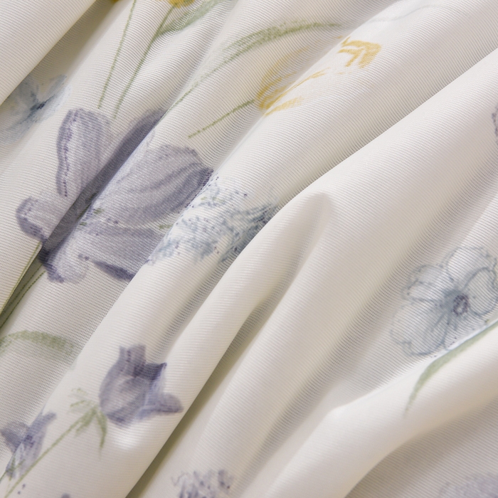 91家纺网 家纺一手货源 找家纺 宝宝纱被业 2026新款A类氨纶凉感丝夏被冰淇淋空调被西瓜夏凉被直播 蓝楹碎影