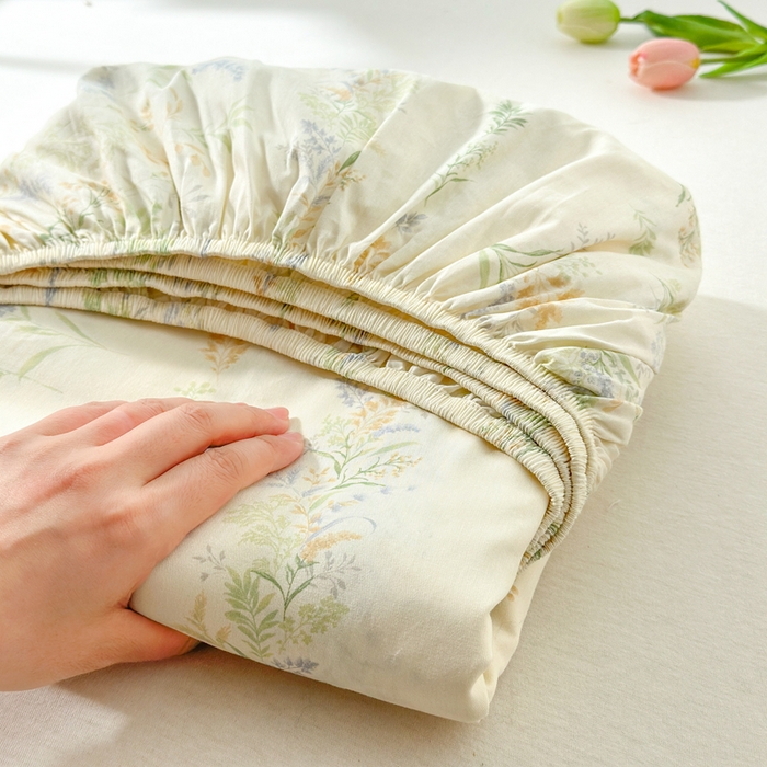 91家纺网 家纺一手货源 找家纺 拾物记 2026新款第二批A类新疆全棉12868单品床笠系列（提供买家秀和A类质检报告） 丛草集