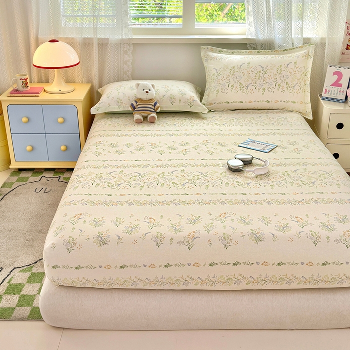 91家纺网 家纺一手货源 找家纺 拾物记 2026新款第二批A类新疆全棉12868单品床笠系列（提供买家秀和A类质检报告） 丛草集