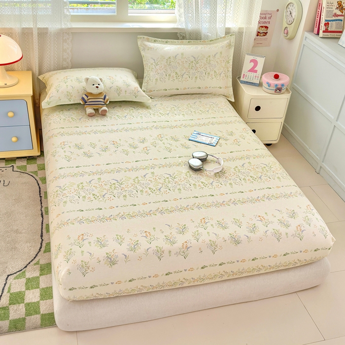 91家纺网 家纺一手货源 找家纺 拾物记 2026新款第二批A类新疆全棉12868单品床笠系列（提供买家秀和A类质检报告） 丛草集