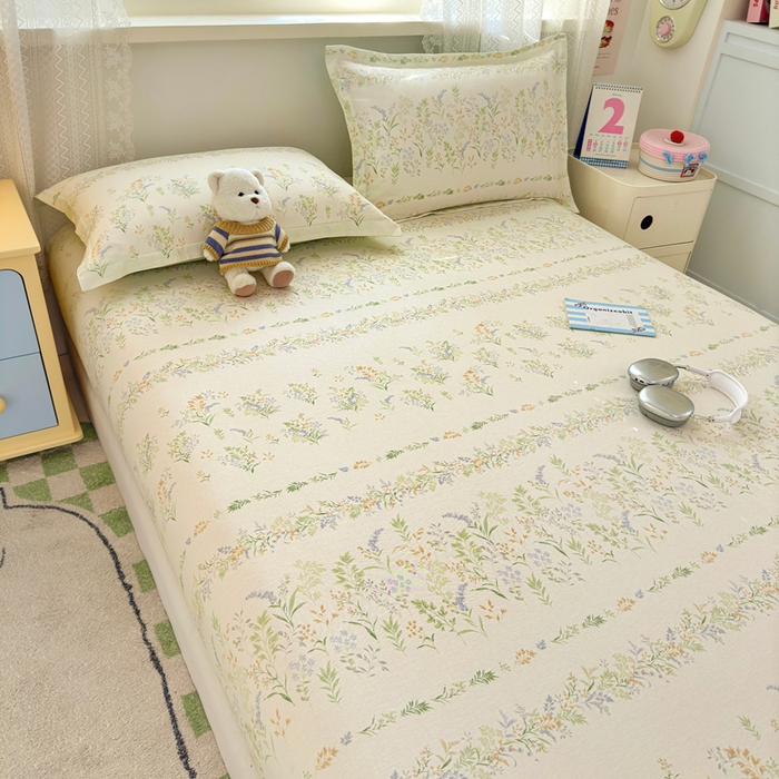 91家纺网 家纺一手货源 找家纺 拾物记 2026新款第二批A类新疆全棉12868单品床笠系列（提供买家秀和A类质检报告） 丛草集