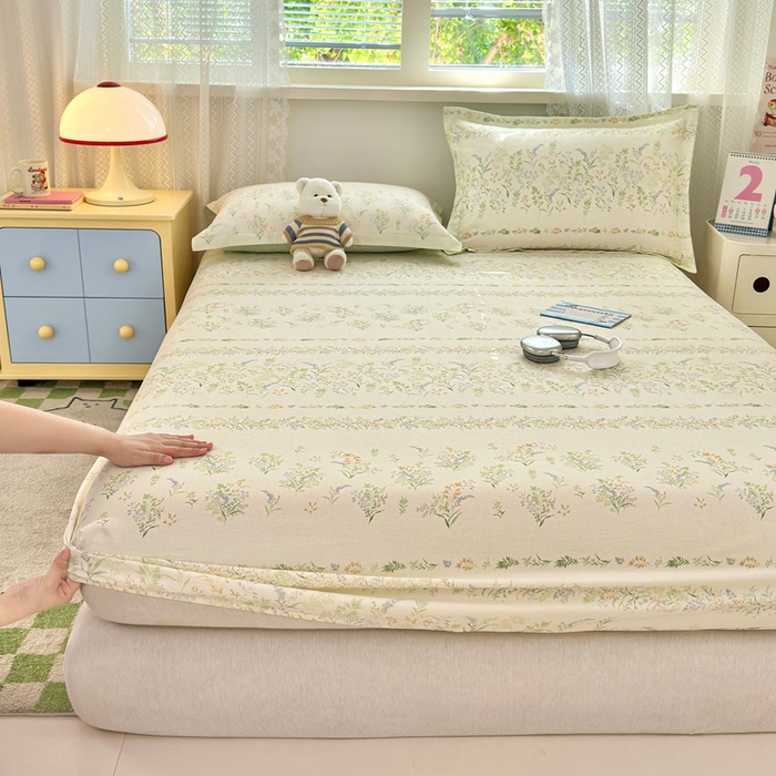 91家纺网 家纺一手货源 找家纺 拾物记 2026新款第二批A类新疆全棉12868单品床笠系列（提供买家秀和A类质检报告） 丛草集