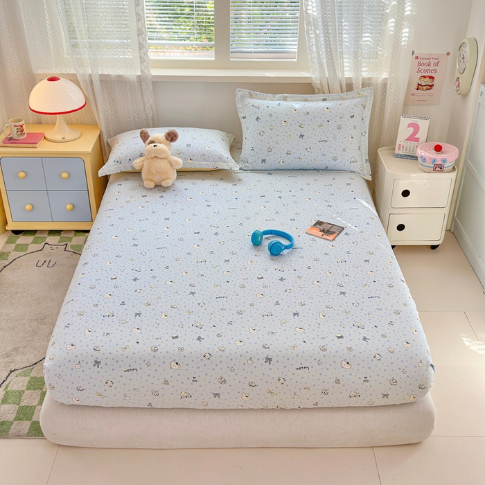 91家纺网 家纺一手货源 找家纺 拾物记 2026新款第二批A类新疆全棉12868单品床笠系列（提供买家秀和A类质检报告） 路灯影院