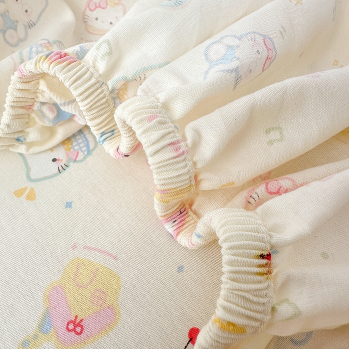 91家纺网 家纺一手货源 找家纺 拾物记 2026新款第二批A类新疆全棉12868单品床笠系列（提供买家秀和A类质检报告） 蜜罐猫猫