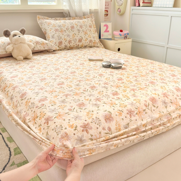 91家纺网 家纺一手货源 找家纺 拾物记 2026新款第二批A类新疆全棉12868单品床笠系列（提供买家秀和A类质检报告） 苏糖-咖