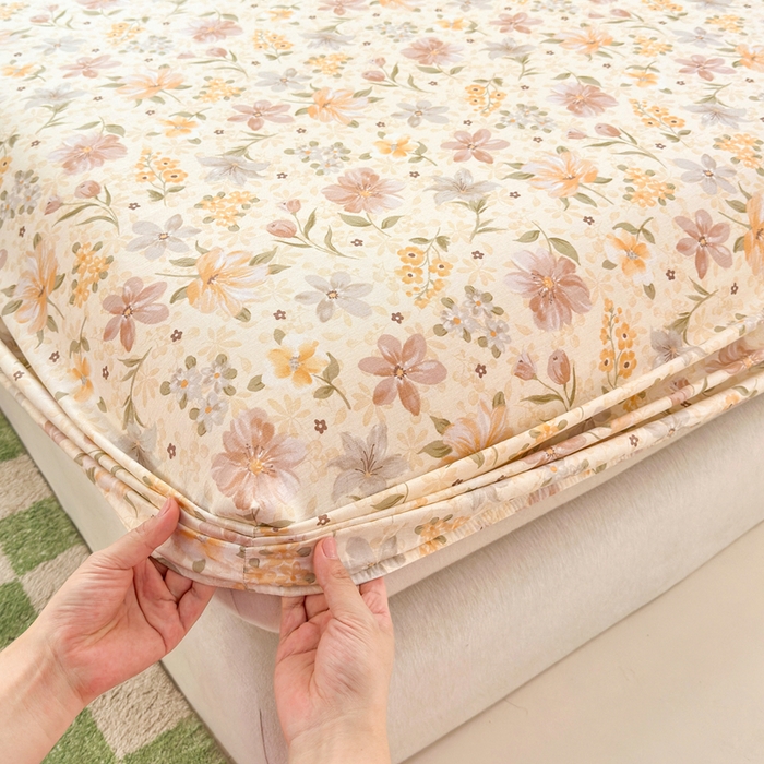 91家纺网 家纺一手货源 找家纺 拾物记 2026新款第二批A类新疆全棉12868单品床笠系列（提供买家秀和A类质检报告） 苏糖-咖