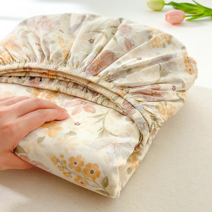 91家纺网 家纺一手货源 找家纺 拾物记 2026新款第二批A类新疆全棉12868单品床笠系列（提供买家秀和A类质检报告） 苏糖-咖