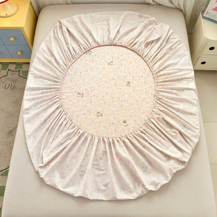 91家纺网 家纺一手货源 找家纺 拾物记 2026新款第二批A类新疆全棉12868单品床笠系列（提供买家秀和A类质检报告） 甜莓手记-粉