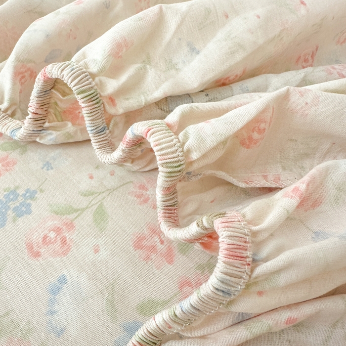 91家纺网 家纺一手货源 找家纺 拾物记 2026新款第二批A类新疆全棉12868单品床笠系列（提供买家秀和A类质检报告） 甜莓手记-粉