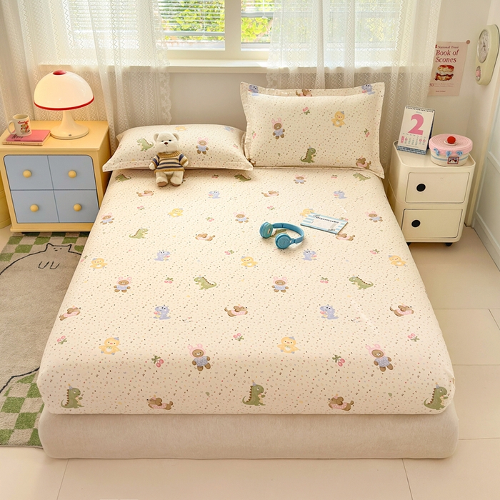 91家纺网 家纺一手货源 找家纺 拾物记 2026新款第二批A类新疆全棉12868单品床笠系列（提供买家秀和A类质检报告） 小童世界