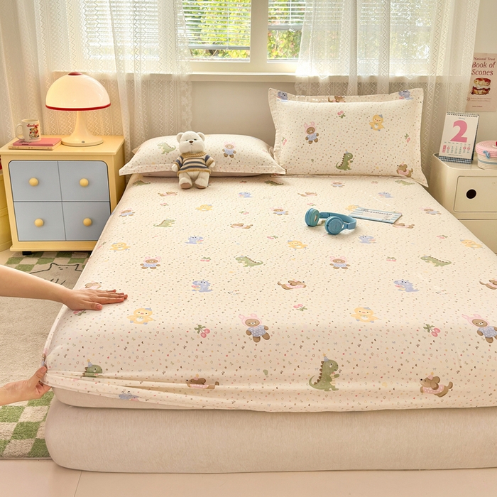 91家纺网 家纺一手货源 找家纺 拾物记 2026新款第二批A类新疆全棉12868单品床笠系列（提供买家秀和A类质检报告） 小童世界