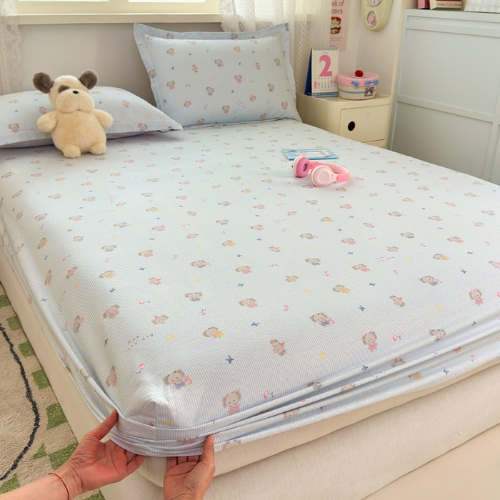 91家纺网 家纺一手货源 找家纺 拾物记 2026新款第二批A类新疆全棉12868单品床笠系列（提供买家秀和A类质检报告） 星小象