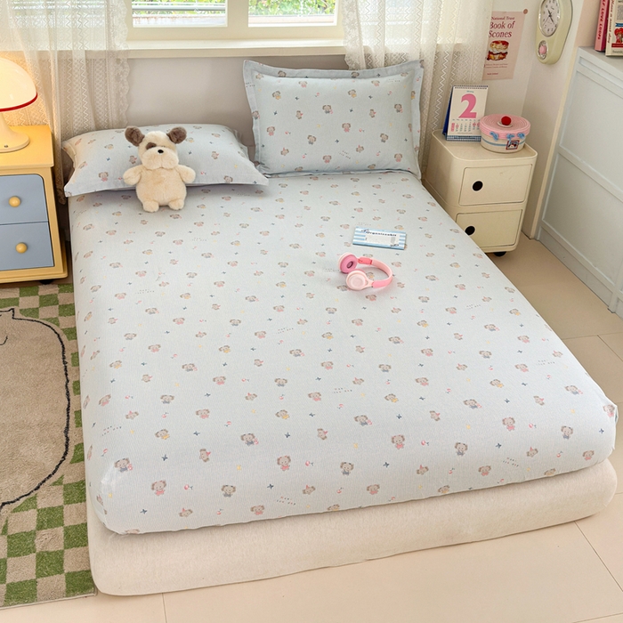 91家纺网 家纺一手货源 找家纺 拾物记 2026新款第二批A类新疆全棉12868单品床笠系列（提供买家秀和A类质检报告） 星小象