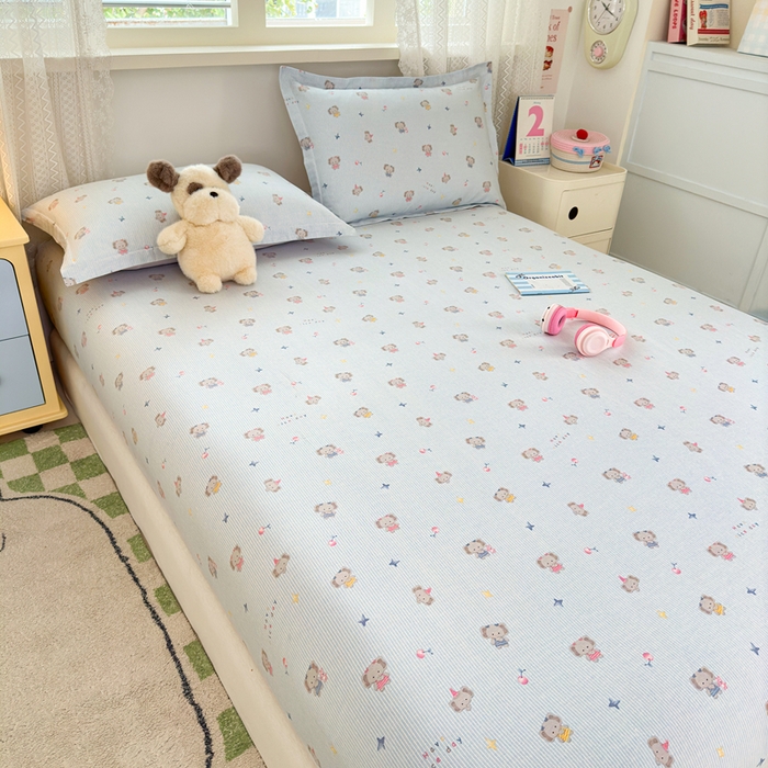 91家纺网 家纺一手货源 找家纺 拾物记 2026新款第二批A类新疆全棉12868单品床笠系列（提供买家秀和A类质检报告） 星小象