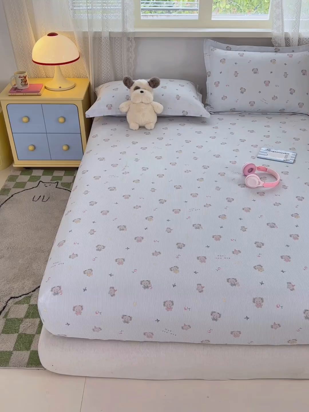 91家纺网 家纺一手货源 找家纺 拾物记 2026新款第二批A类新疆全棉12868单品床笠系列（提供买家秀和A类质检报告） 星小象