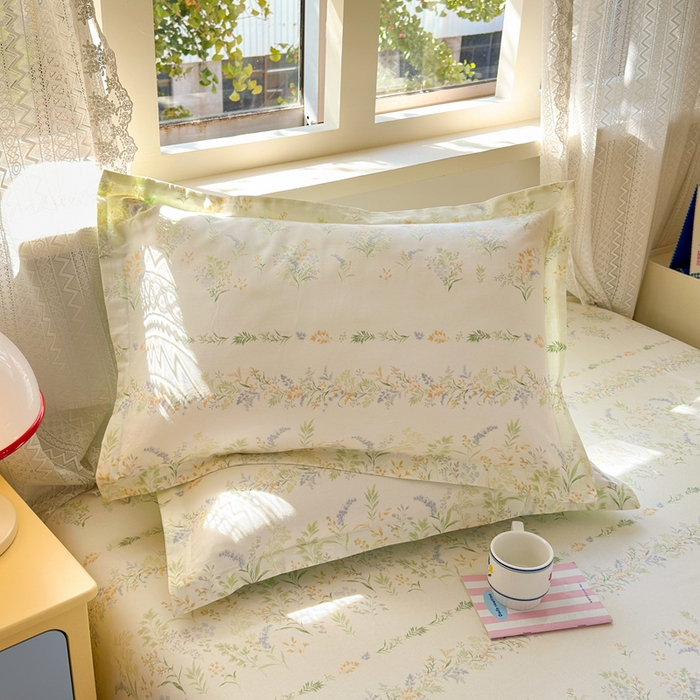 91家纺网 家纺一手货源 找家纺 拾物记 2026新款第二批A类新疆全棉12868单品枕套系列（提供买家秀和A类质检报告） 丛草集