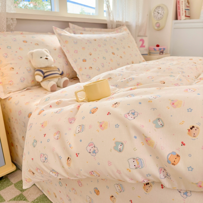 91家纺网 家纺一手货源 找家纺 拾物记 2026新款第二批A类新疆全棉12868单品枕套系列（提供买家秀和A类质检报告） 蜜罐猫猫