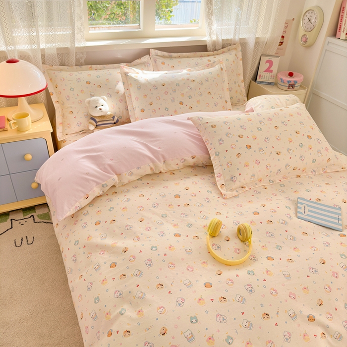 91家纺网 家纺一手货源 找家纺 拾物记 2026新款第二批A类新疆全棉12868单品枕套系列（提供买家秀和A类质检报告） 蜜罐猫猫