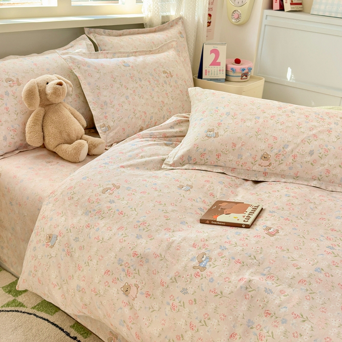 91家纺网 家纺一手货源 找家纺 拾物记 2026新款第二批A类新疆全棉12868单品枕套系列（提供买家秀和A类质检报告） 甜莓手记-粉