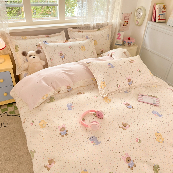 91家纺网 家纺一手货源 找家纺 拾物记 2026新款第二批A类新疆全棉12868单品枕套系列（提供买家秀和A类质检报告） 小童世界