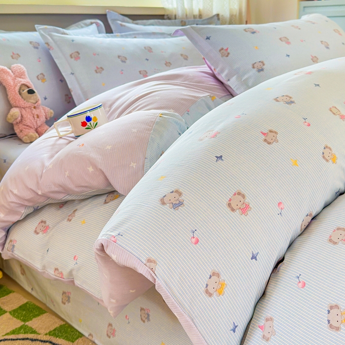 91家纺网 家纺一手货源 找家纺 拾物记 2026新款第二批A类新疆全棉12868单品枕套系列（提供买家秀和A类质检报告） 星小象