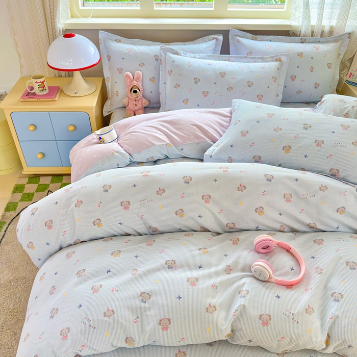 91家纺网 家纺一手货源 找家纺 拾物记 2026新款第二批A类新疆全棉12868单品枕套系列（提供买家秀和A类质检报告） 星小象