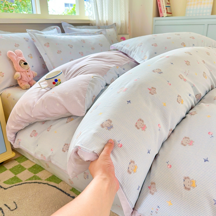 91家纺网 家纺一手货源 找家纺 拾物记 2026新款第二批A类新疆全棉12868单品枕套系列（提供买家秀和A类质检报告） 星小象