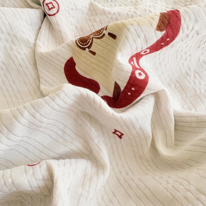 91家纺网 家纺一手货源 找家纺 （总）铠畅 2026新款泡芙纱皱皱棉床裙款四件套