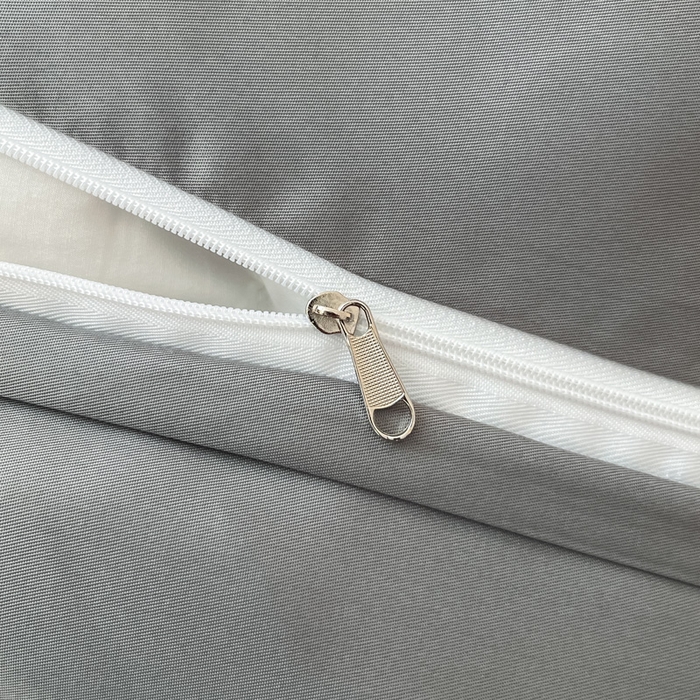 91家纺网 家纺一手货源 找家纺 大麦家纺 2026新款水洗真丝提花床盖四件套丝韵繁花 丝韵繁花-深灰