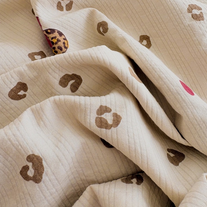 91家纺网 家纺一手货源 找家纺 铠畅 2026新款泡芙纱皱皱棉床裙款四件套 云柔 奶咖新豹