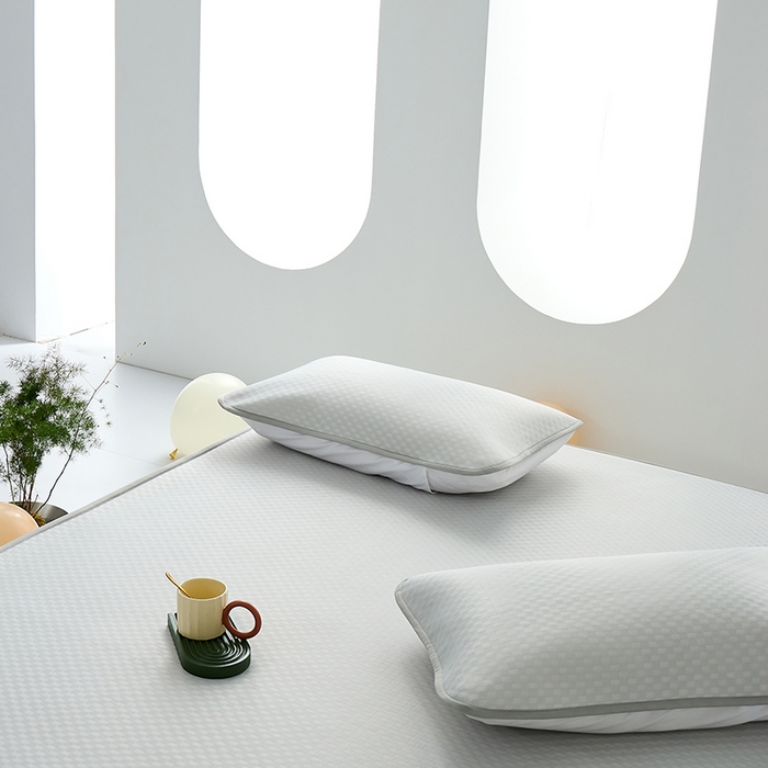 91家纺网 家纺一手货源 找家纺 LADYCOCO可可家居 2026新款冰皮小提花三明治凉席三件套 席子-空镜-灰