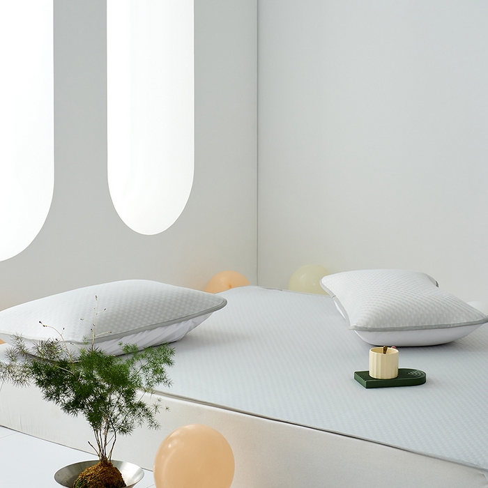 91家纺网 家纺一手货源 找家纺 LADYCOCO可可家居 2026新款冰皮小提花三明治凉席三件套 席子-空镜-灰