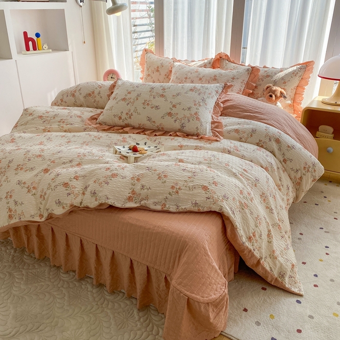 91家纺网 家纺一手货源 找家纺 （总）佳品居 2026新款泡芙棉床盖款四件套