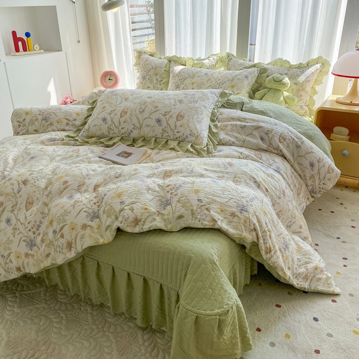 91家纺网 家纺一手货源 找家纺 （总）佳品居 2026新款泡芙棉床盖款四件套