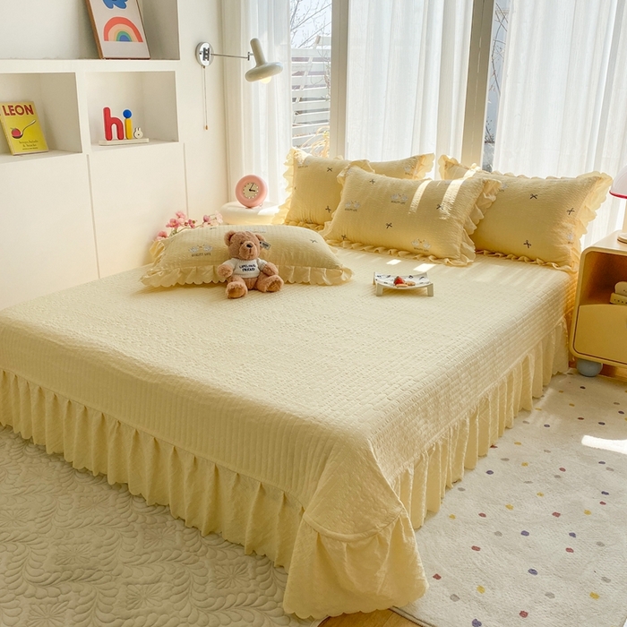 91家纺网 家纺一手货源 找家纺 （总）佳品居 2026新款泡芙棉床盖款四件套