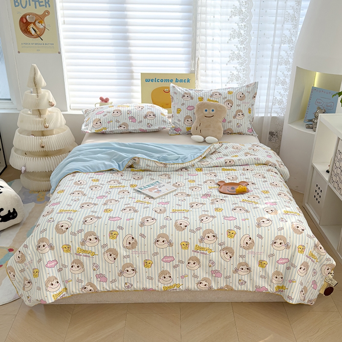 91家纺网 家纺一手货源 找家纺 （总）桔禾家纺 2026水洗皱皱纱夏被 