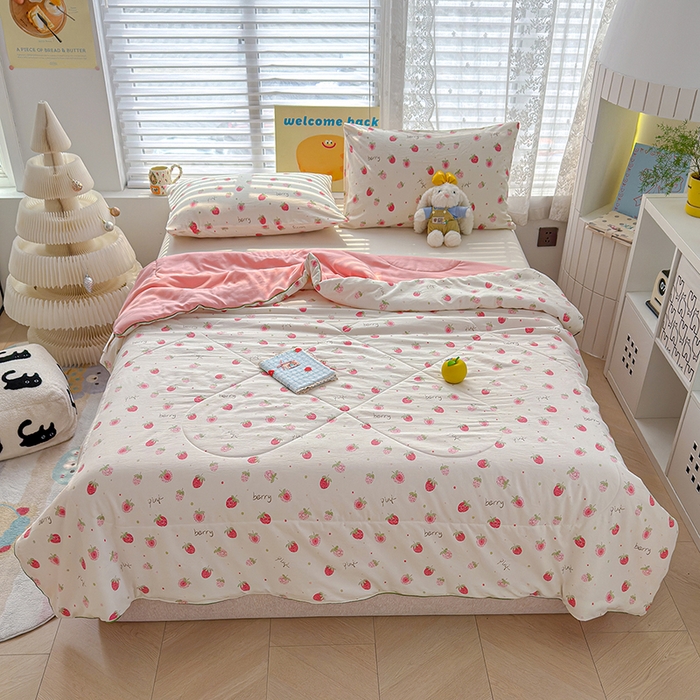 91家纺网 家纺一手货源 找家纺 （总）桔禾家纺 2026水洗皱皱纱夏被 